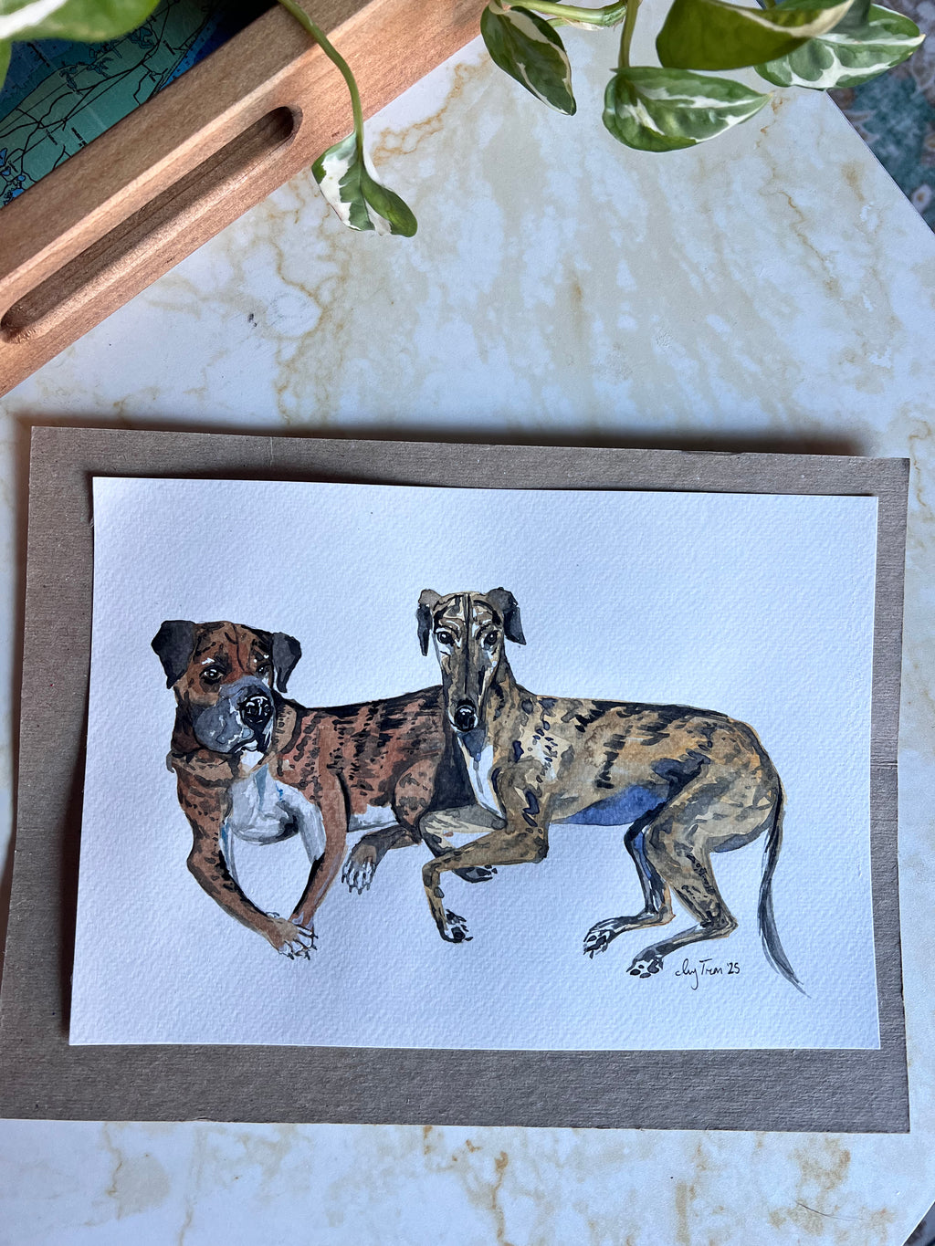 Custom pet portrait