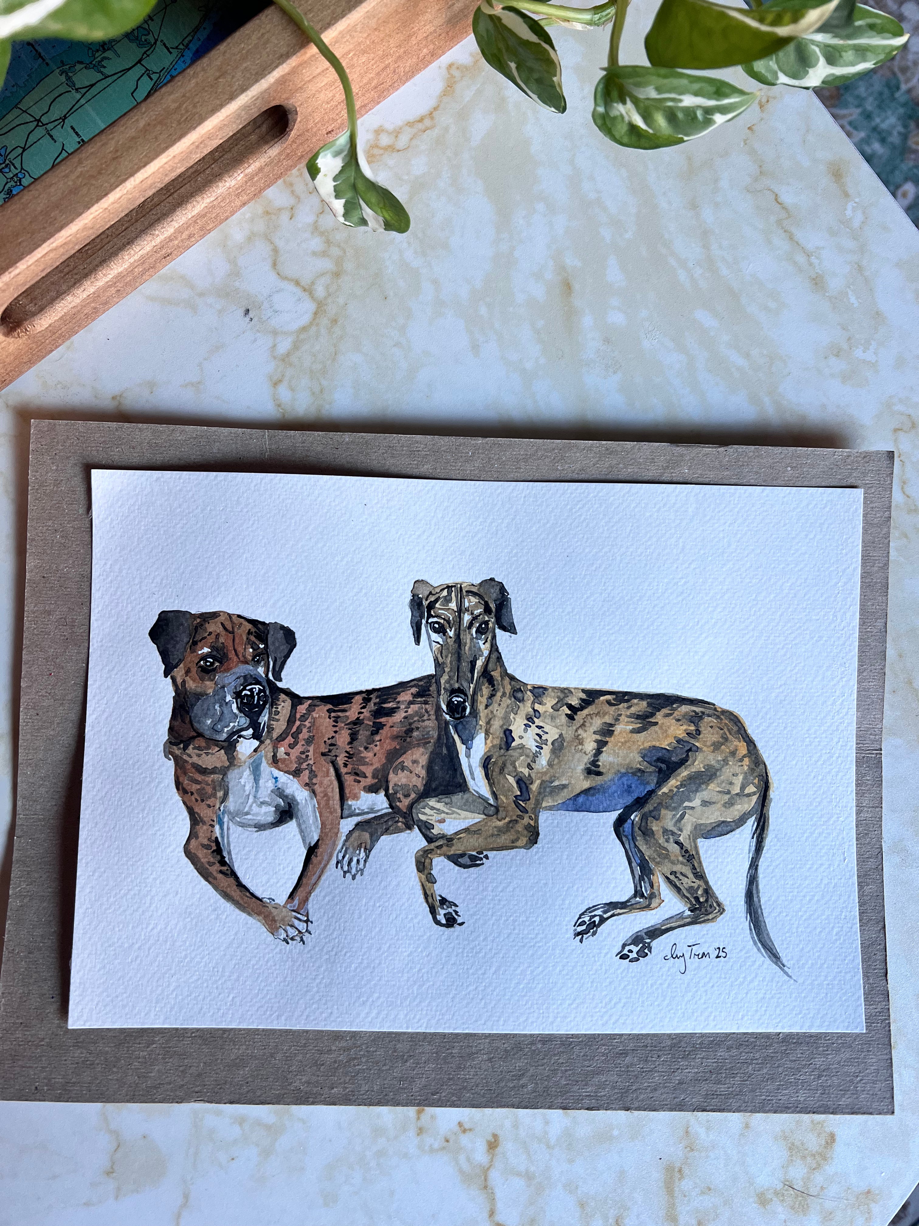 Custom pet portrait